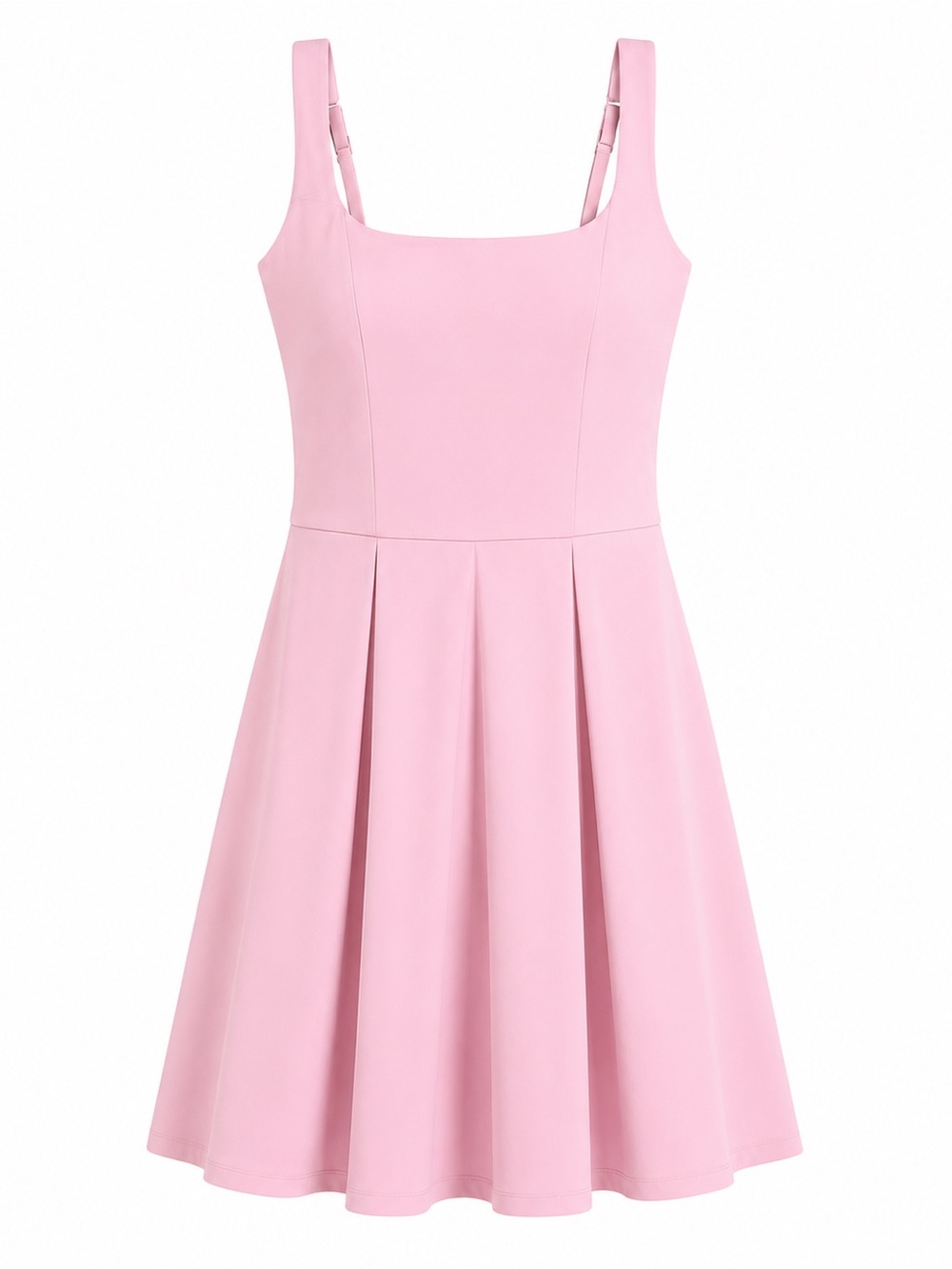 Hollister Gilly Hicks Active Cutout Back Skater Dress With Shorts Pink Sz Med